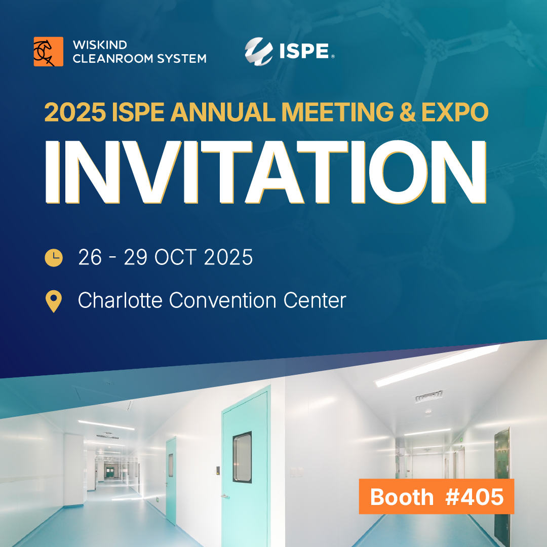 Meet Wiskind Cleanroom at the 2025 ISPE Annual Meeting & Expo -Booth #405!