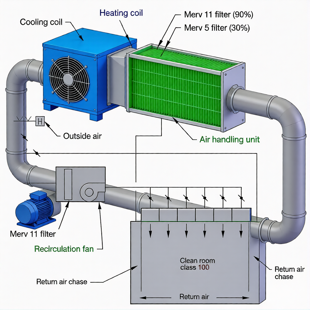 تصميم الغرفة النظيفة: حلول الخبرة و 10 دليل خطوة بخطوة
